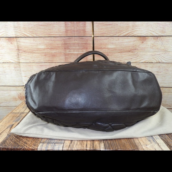 Burberry DARK GREEN quilted leather satchel - Picture 4 of 8